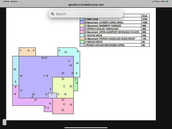 Lower floor 1680 sq'