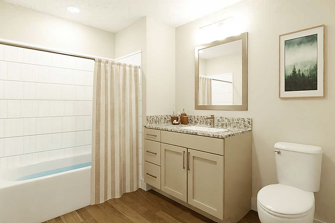 Apartment Bathroom with Bathtub