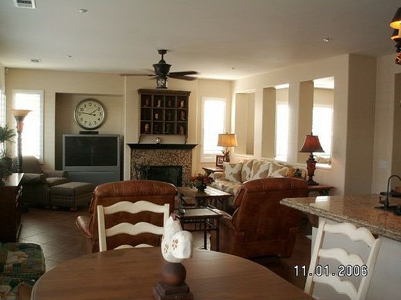 great room adjacent to kitchen