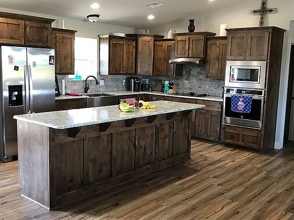 Granite and custom cabinets