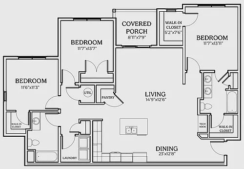 Floor plan Brook