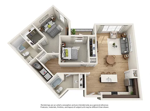 Floor plan 2X2 C14