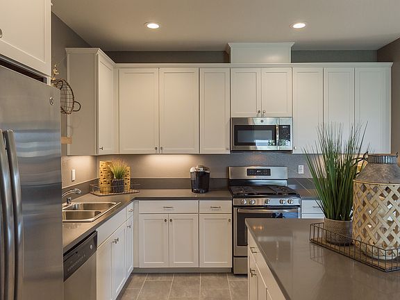 Abundant cabinetry counter space
