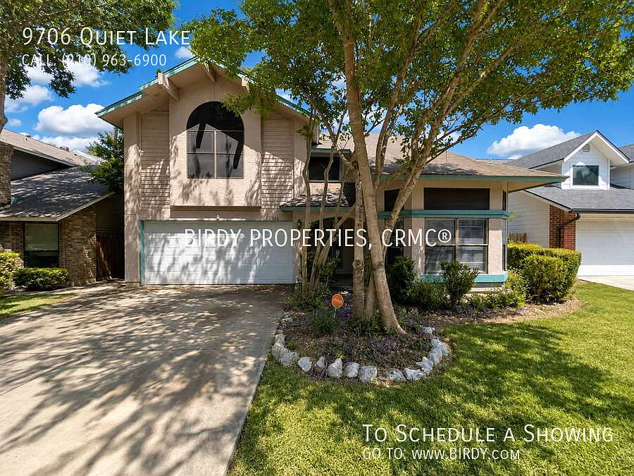 "Charming 4-Bedroom Home with Cozy Fireplace in Serene San Antonio Setting 9706 Quiet Lake" — Photo 1
