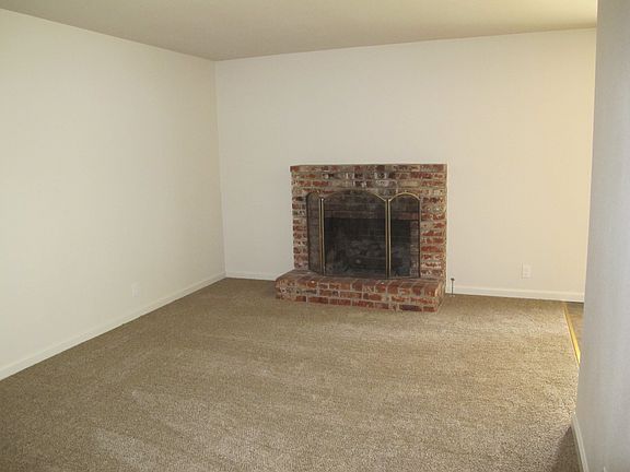 living room with fireplace