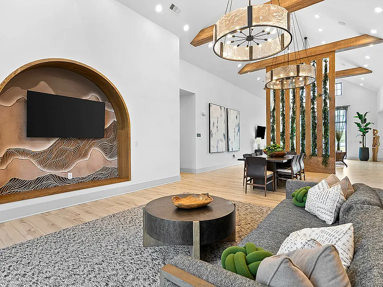 Step into this elegant living area, perfectly blending style and comfort.