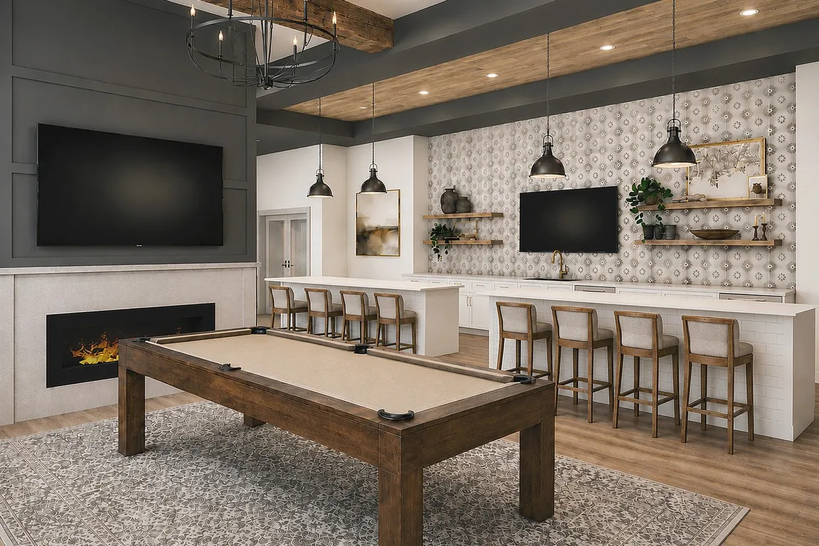 Garrett Fillmore Game Room (Rendering)