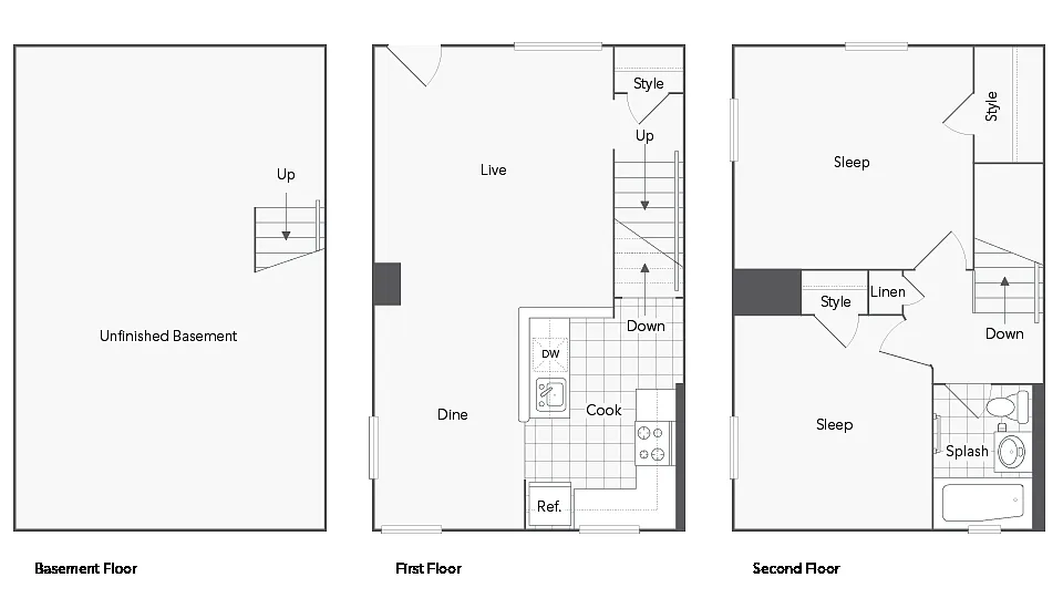 Floor plan Blacksburg