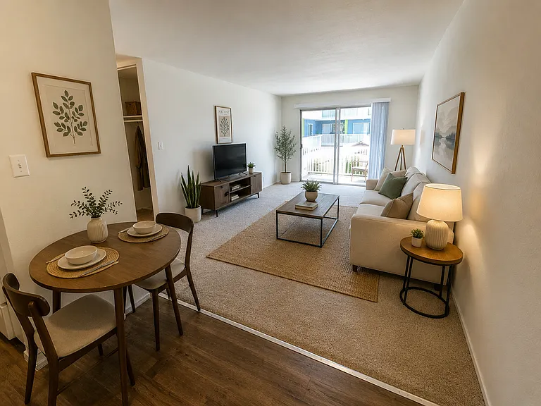 This photo has been digitally altered to show the unit furnished. Please go to original unfurnished photo in ad.