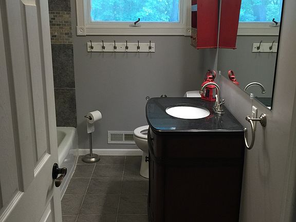 remodeled upstairs bath