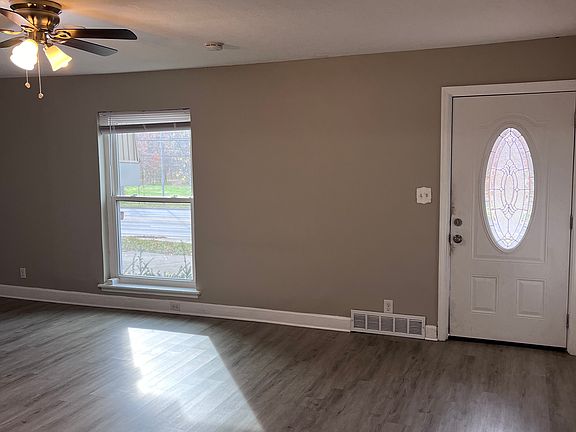 Living Room and front entry door