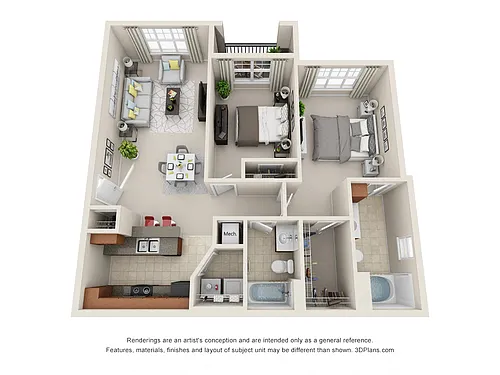 Floor plan Garden Style 1023
