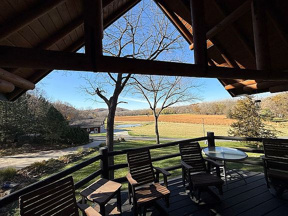 West facing front deck
