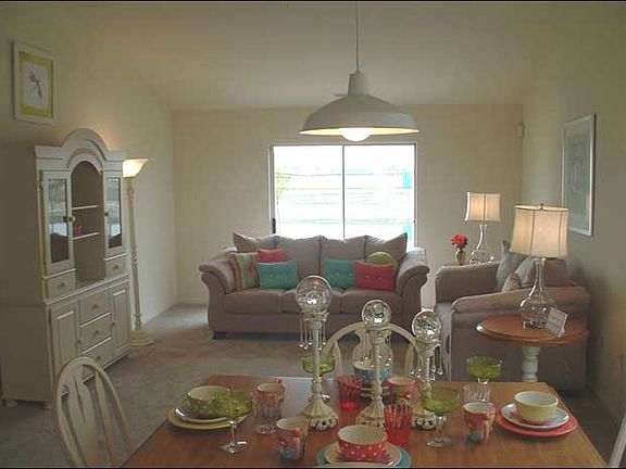 Looking from kitchen