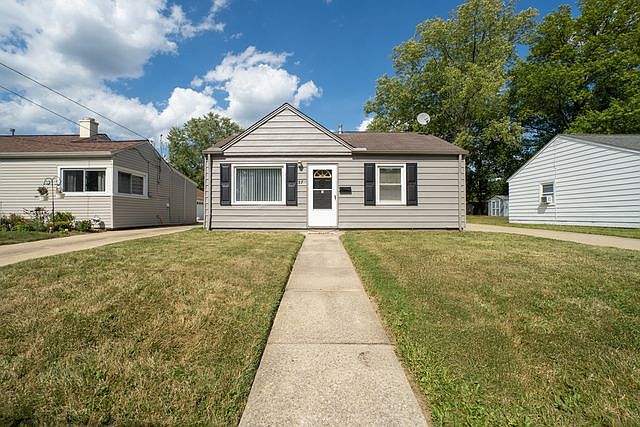 Modern exterior freshly painted