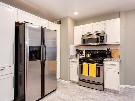 Kitchen open to dining room