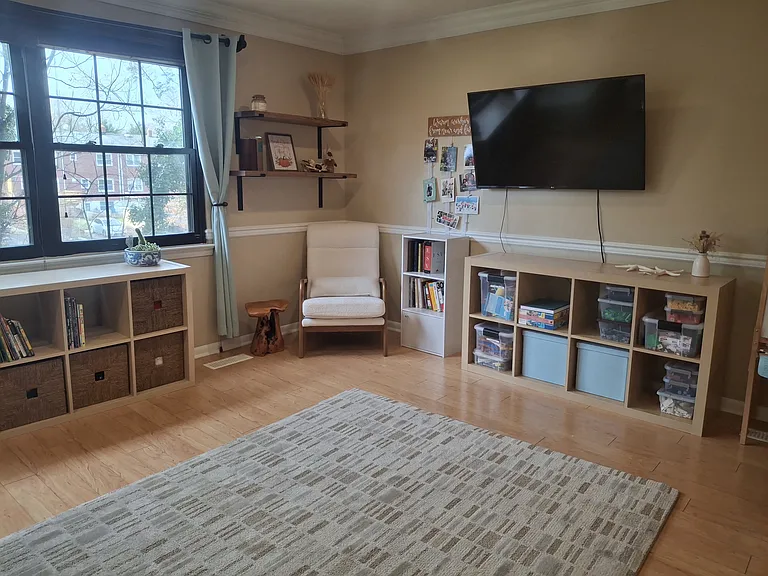 main level: living room