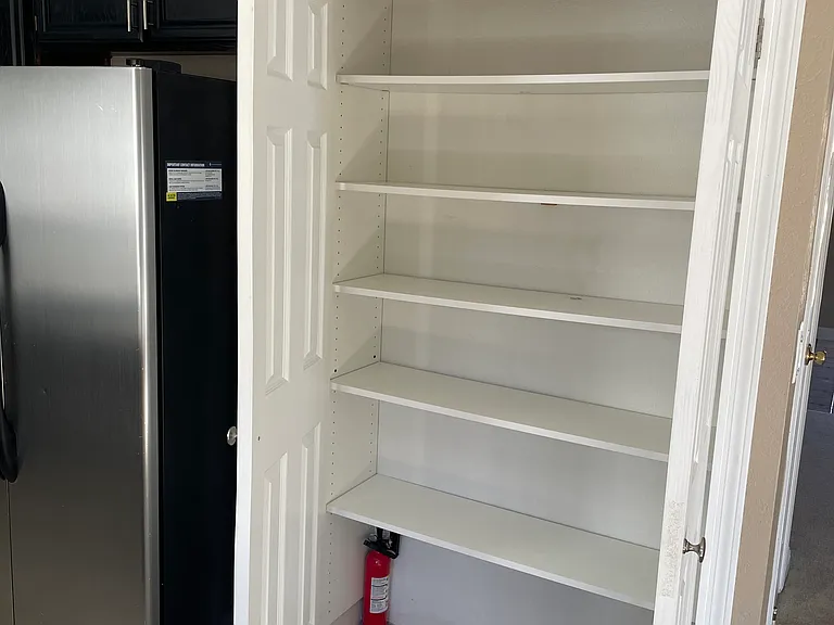 Spacious pantry