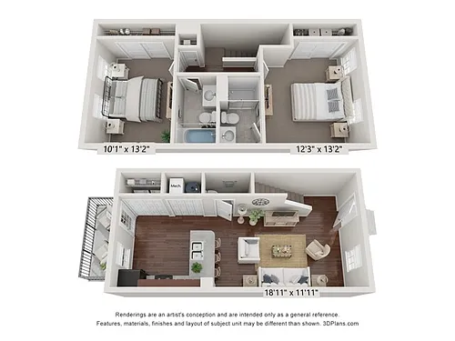 Floor plan Bentley Town