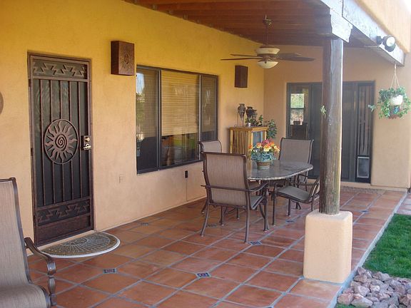 16" Saltillo tile patio