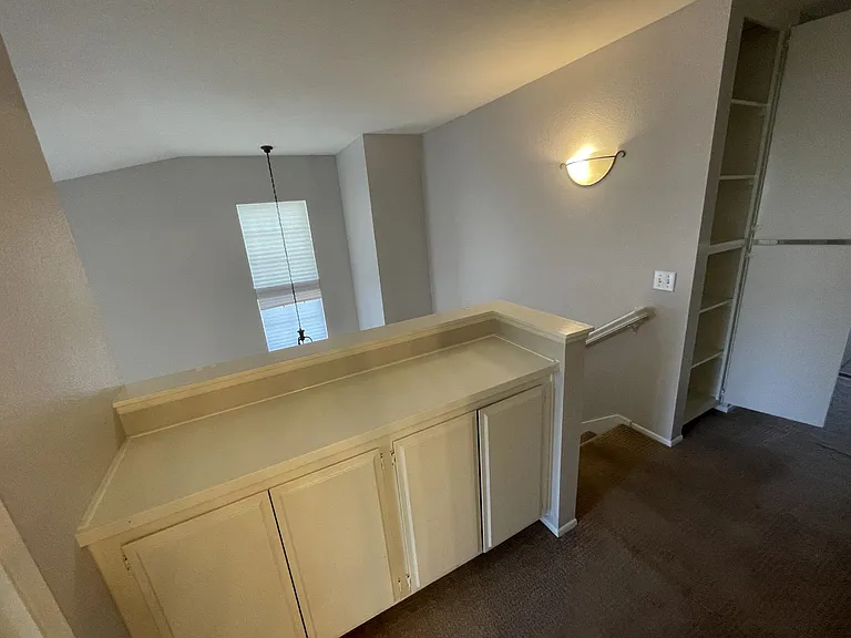 Built-in cabinets upstairs