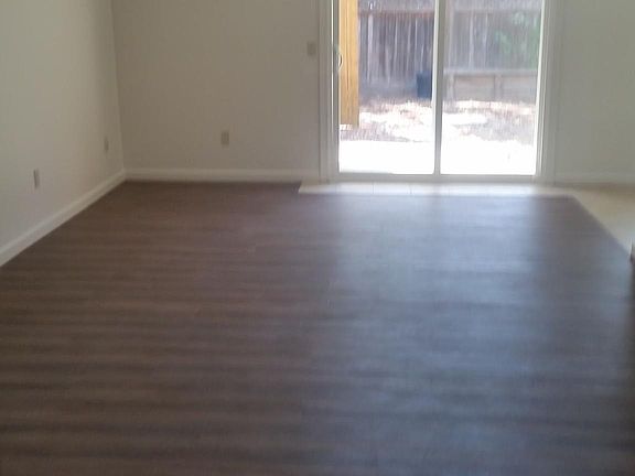 New flooring in living area.