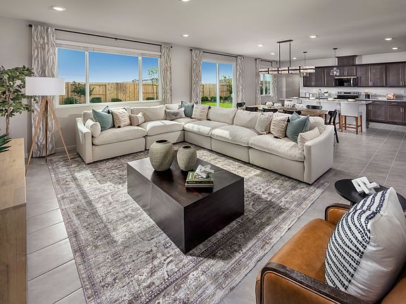 Residence 4 floorplan interior image taken at a nearby Meritage community.