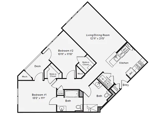 Floor plan B1-ADA