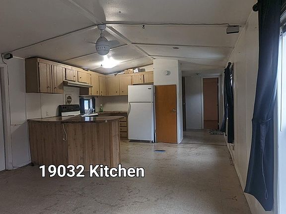 Living room overlooking kitchen