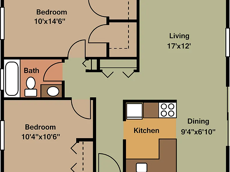 2 Bedroom Camelot 2 Bedroom Camelot