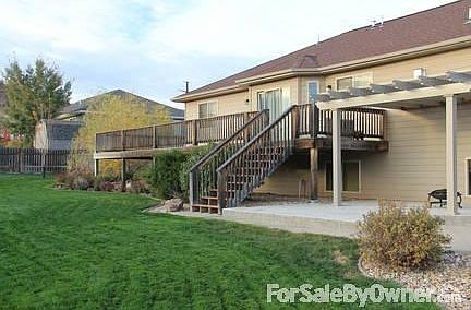 Outdoor living areas!
						:
						Covered stamped concrete patio, & separate concrete pad wired for hot tub.