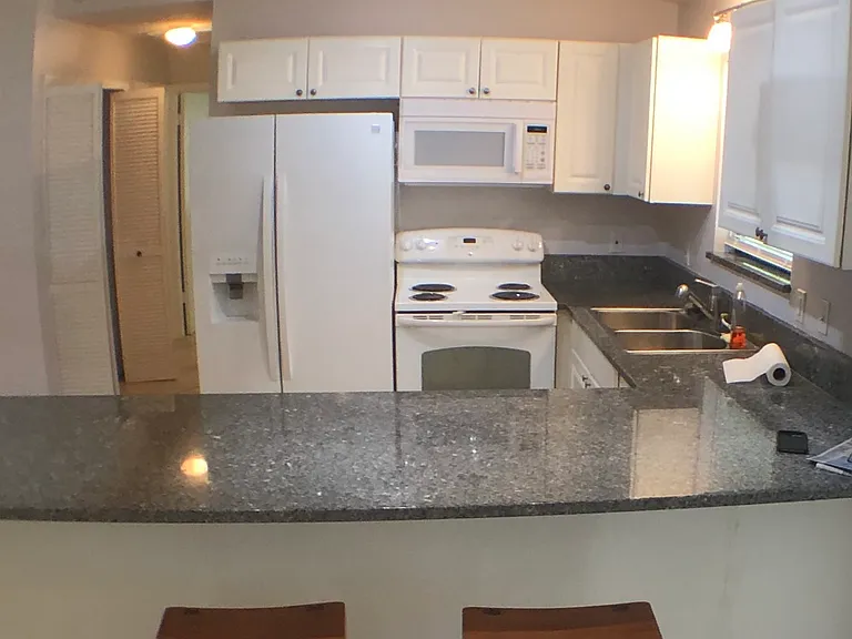 Kitchen counter.