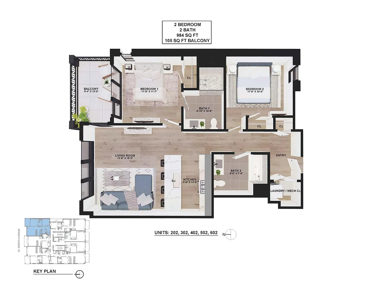 Floor plan 602