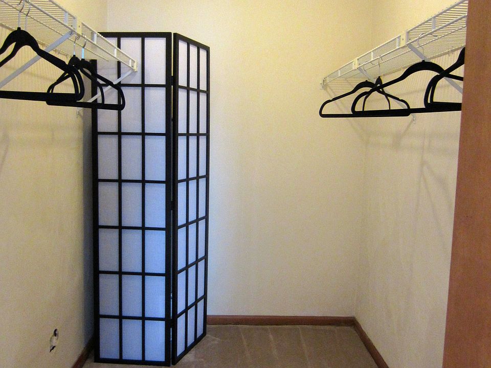 spacious walk-in closet