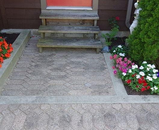 front walk up entry