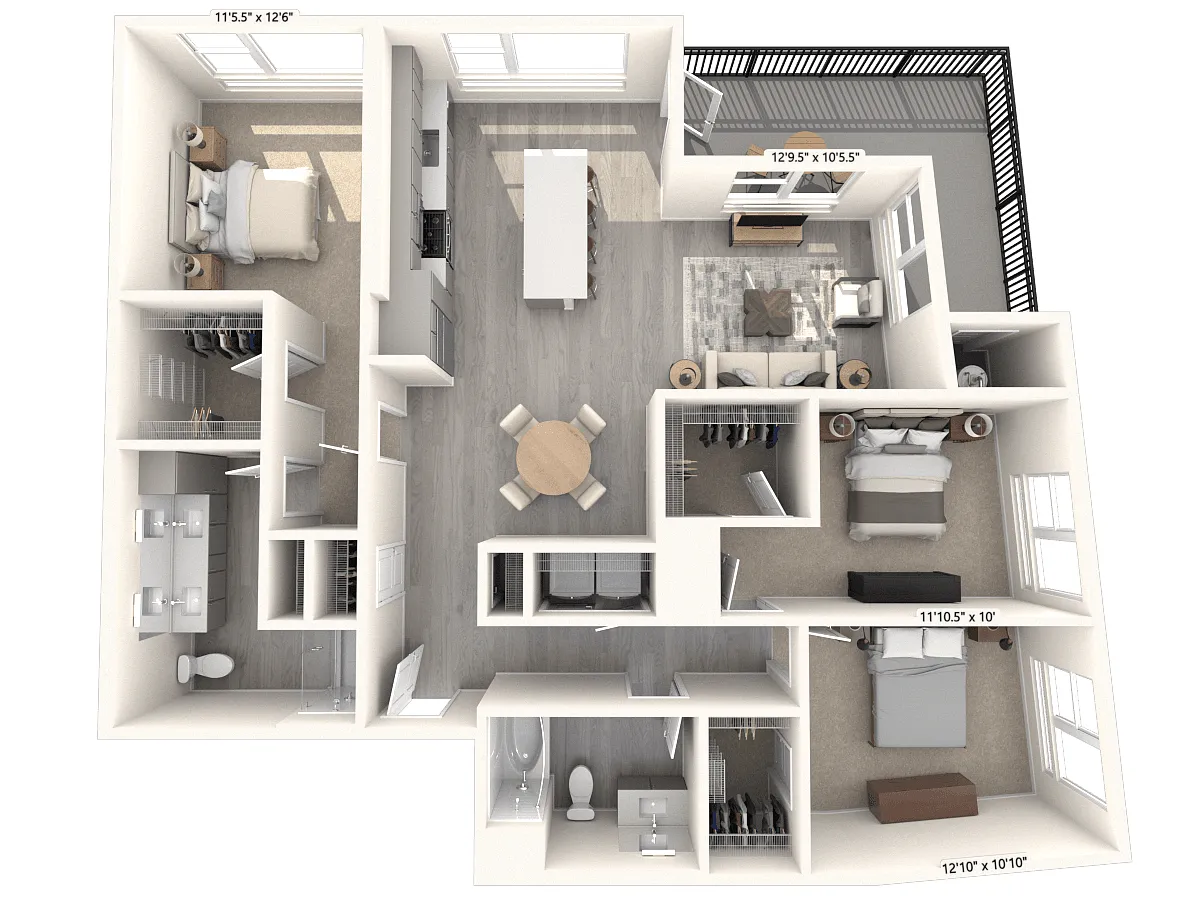 Floor plan C1-2