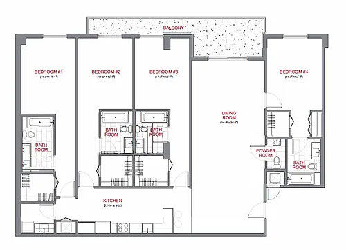 Floor plan W
