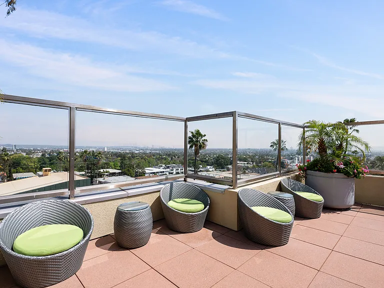 7950 West Sunset Los Angeles, CA Outdoor Lounge Seating