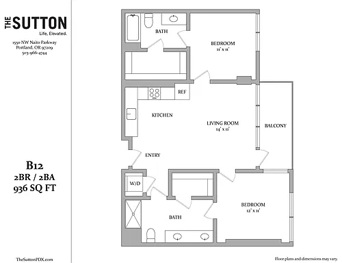 Floor plan B12