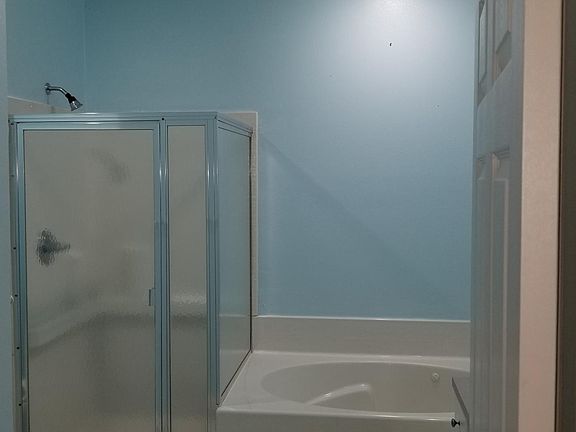 Bath with separate shower