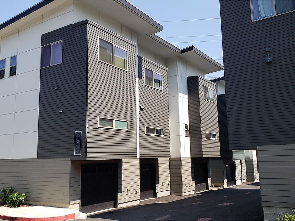 The back of the property (our unit in the middle)