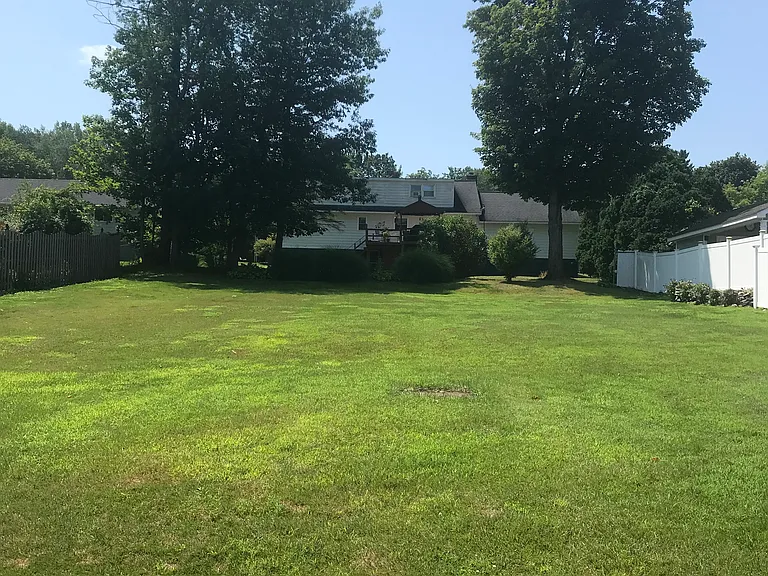 Large backyard