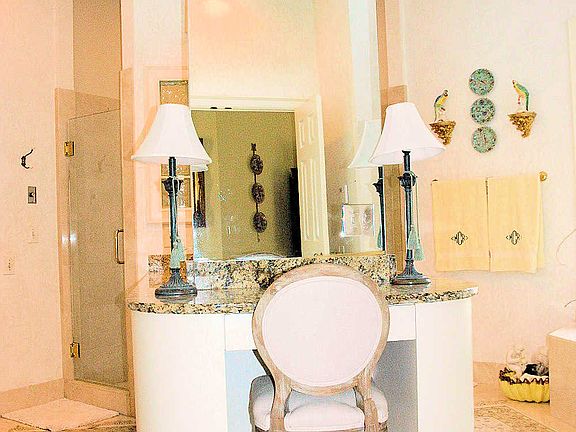 Master Bath - dressing table