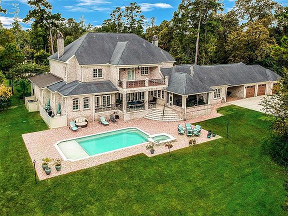 Home is grand in size and offers incredible space for living as well as storing.