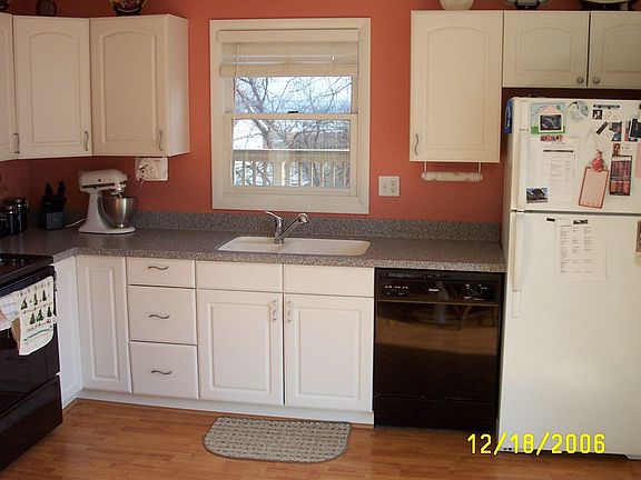 View of the window side of the kitchen