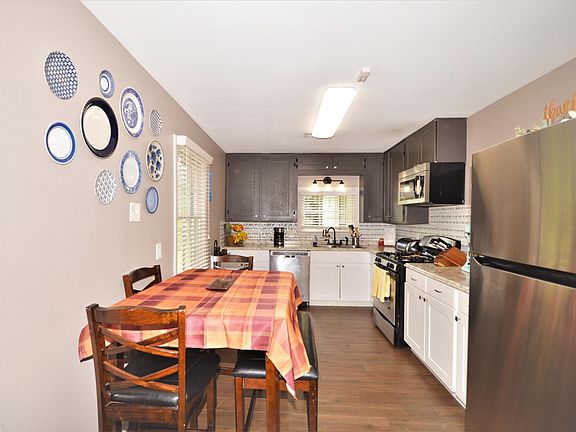 Large updated kitchen with breakfast area