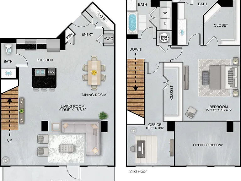 P3 floor plan Inspire Downtown