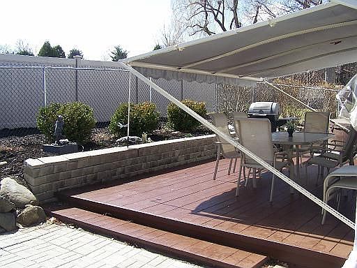 Back Patio/Deck Area - Fully Landscaped!! - April 2008
