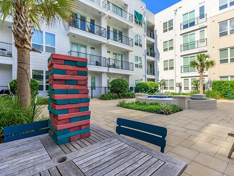 Resident Courtyard & Game Tables