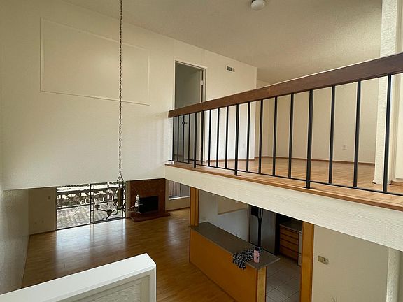 view from stairs
